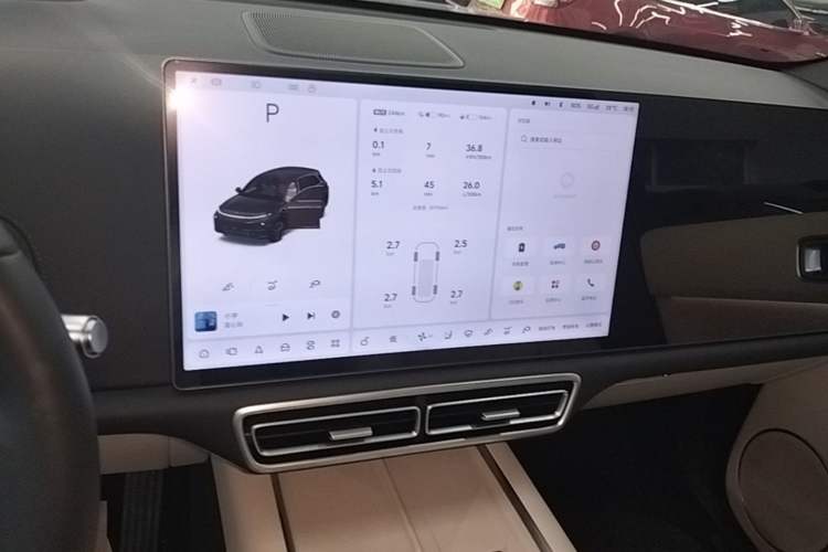 Used Li Auto L7 2025 Max Smart Refresh Edition Audio And AC Panel