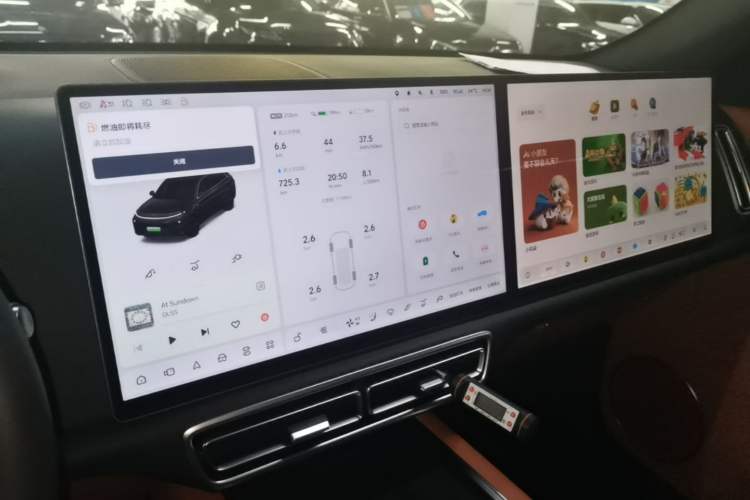 Used Li Auto L7 2025 Max Smart Refresh Edition Audio And AC Panel