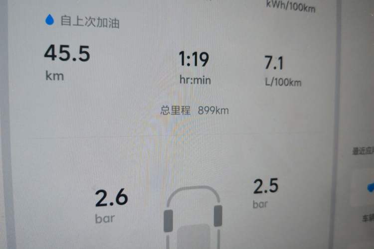 Used Li Auto L7 2025 Ultra Smart Refreshed Edition Odometer Close Up