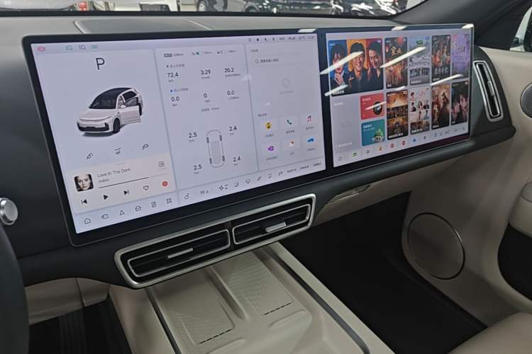 Used Li Auto L7 2025 Max Smart Refresh Edition Audio And AC Panel