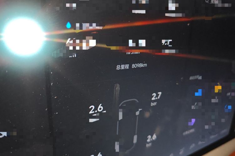 Used Li Auto L7 2025 Max Smart Refresh Edition Odometer Close Up