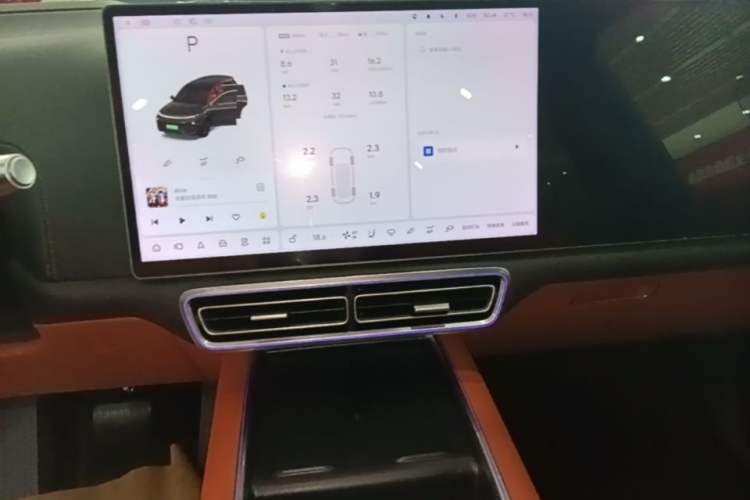 Used Li Auto L8 2023 Pro Model Audio And AC Panel