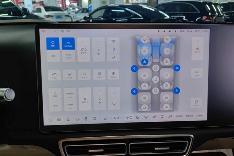 Used Li Auto L8 2023 Pro Model Audio And AC Panel