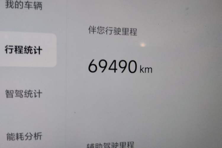 Used Li Auto L8 2023 Pro Model Odometer Close Up