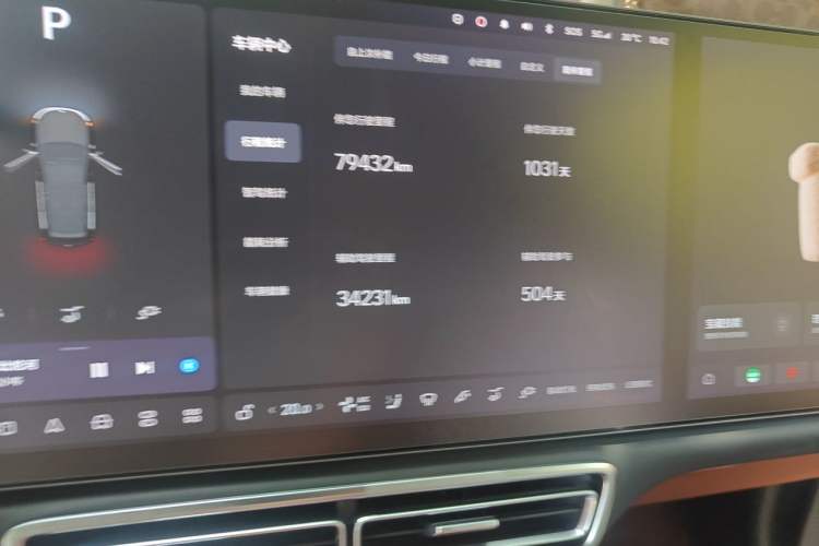 Used Li Auto L8 2023 Pro Model Odometer Close Up