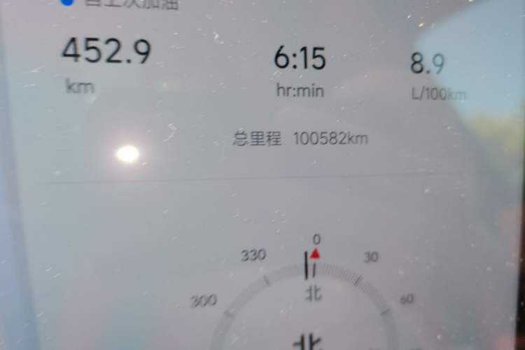 Used Li Auto L8 2023 Pro Model Odometer Close Up