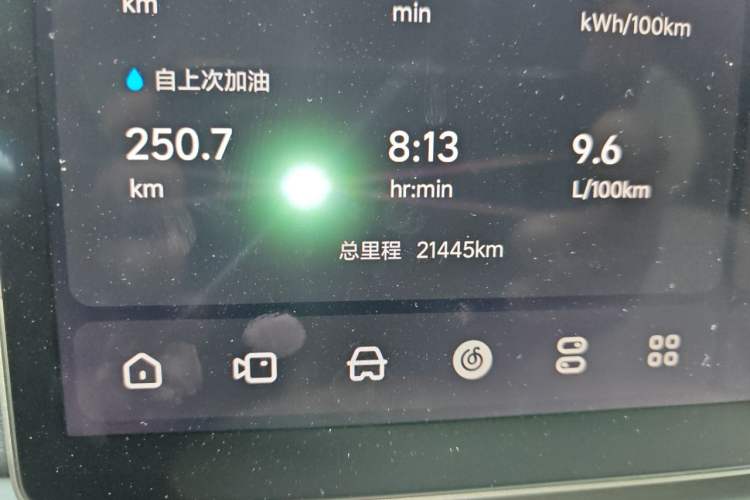 Used Li Auto L8 2023 Max model Odometer Close Up