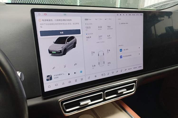 Used Li Auto L8 2023 Air model Audio And AC Panel