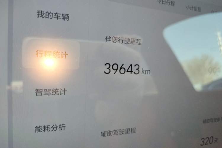 Used Li Auto L8 2023 Pro Model Odometer Close Up