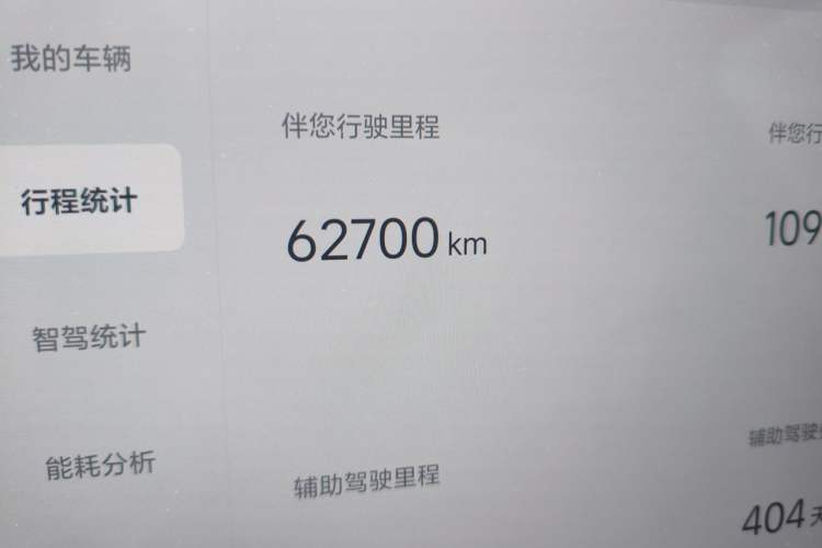 Used Li Auto L8 2023 Air model Odometer Close Up