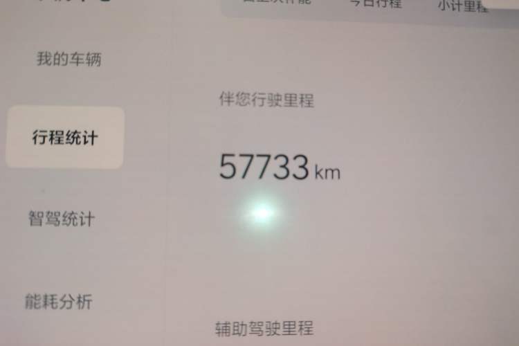 Used Li Auto L8 2023 Air model Odometer Close Up