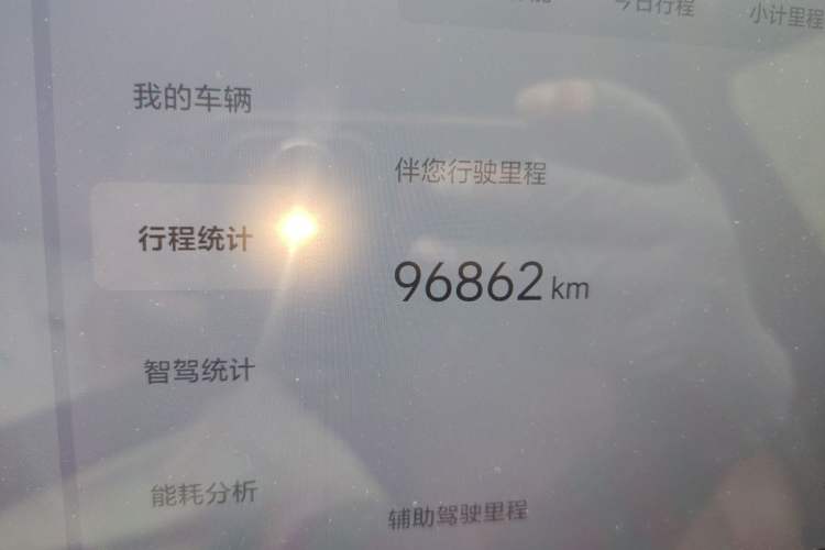 Used Li Auto L8 2023 Pro Model Odometer Close Up