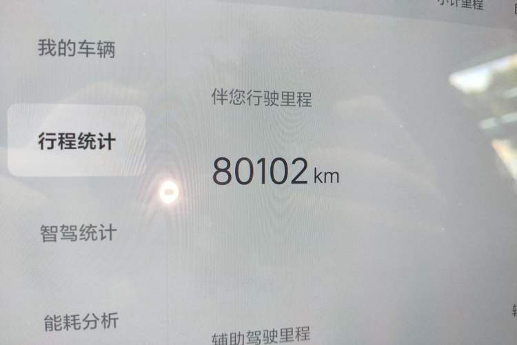 Used Li Auto L8 2023 Pro Model Odometer Close Up