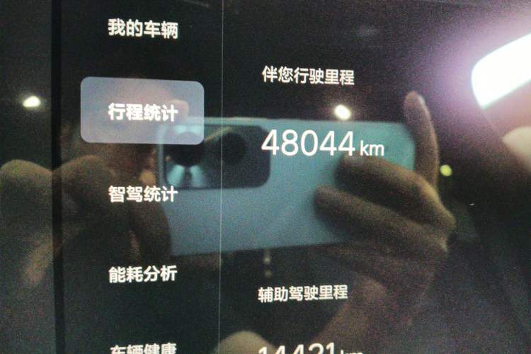 Used Li Auto L8 2023 Pro Model Odometer Close Up