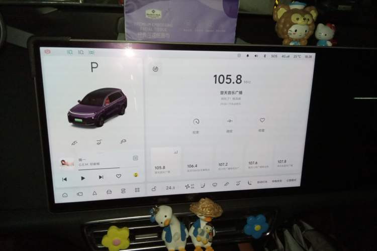 Used Li Auto L8 2023 Pro Model Audio And AC Panel