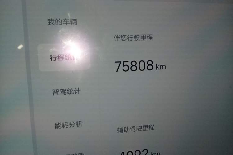 Used Li Auto L8 2023 Pro Model Odometer Close Up