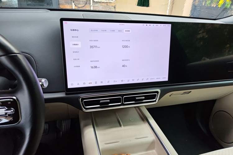 Used Li Auto L8 2023 Pro Model Audio And AC Panel