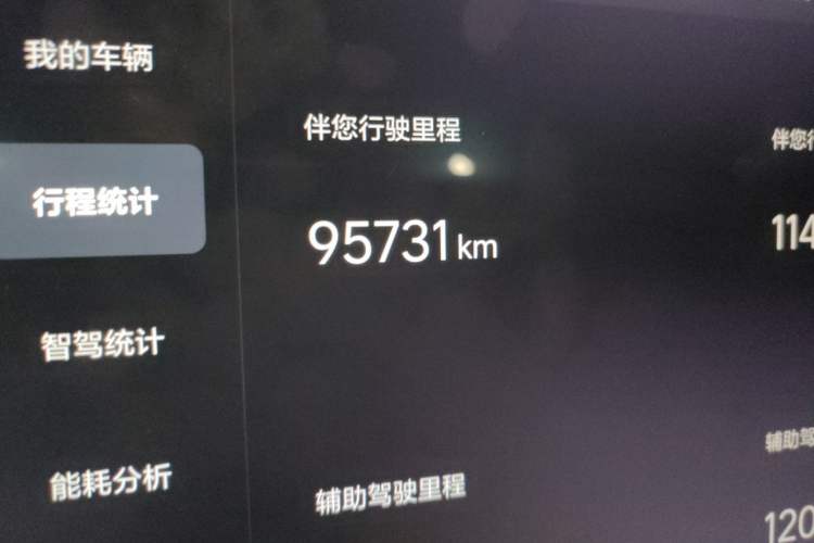 Used Li Auto L8 2023 Pro Model Odometer Close Up
