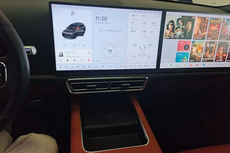 Used Li Auto L8 2024 Pro Model Audio And AC Panel