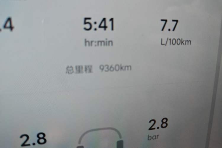 Used Li Auto L8 2024 Max Odometer Close Up