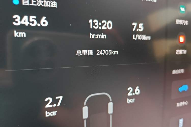 Used Li Auto L8 2024 Max Odometer Close Up