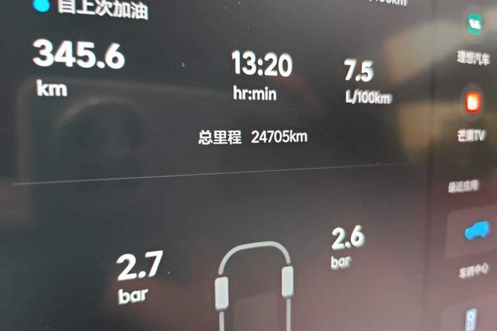 Used Li Auto L8 2024 Max Odometer Close Up