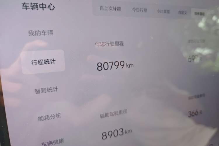 Used Li Auto L8 2024 Max Odometer Close Up