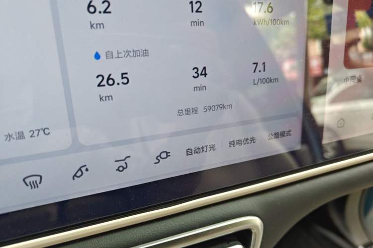 Used Li Auto L8 2024 Ultra Model Odometer Close Up
