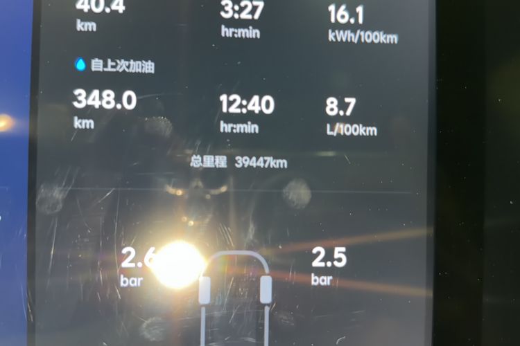 Used Li Auto L8 2024 Max Odometer Close Up