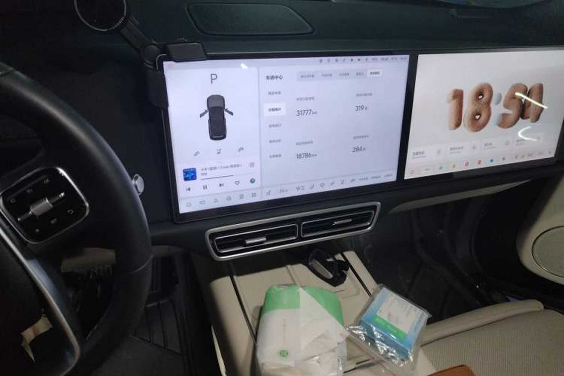 Used Li Auto L8 2025 Max Smart Refresh Edition Audio And AC Panel