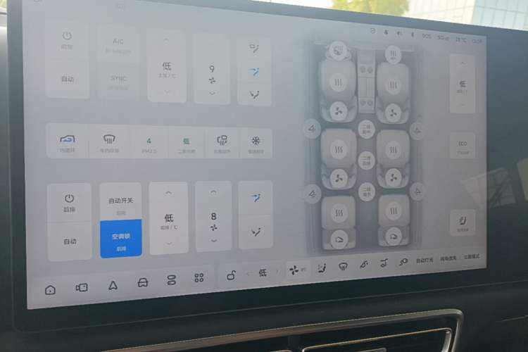Used Li Auto L8 2025 Ultra Smart Refreshed Edition Audio And AC Panel