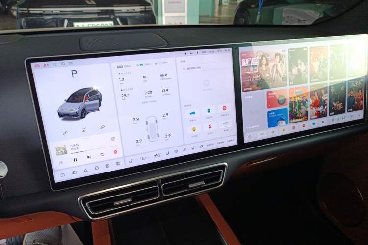 Used Li Auto L8 2025 Ultra Smart Refreshed Edition Audio And AC Panel