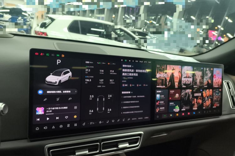 Used Li Auto L8 2025 Pro Smart Refresh Edition Audio And AC Panel