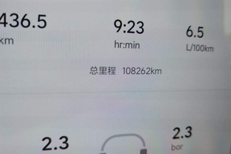 Used Li Auto L9 2022 Max model Odometer Close Up
