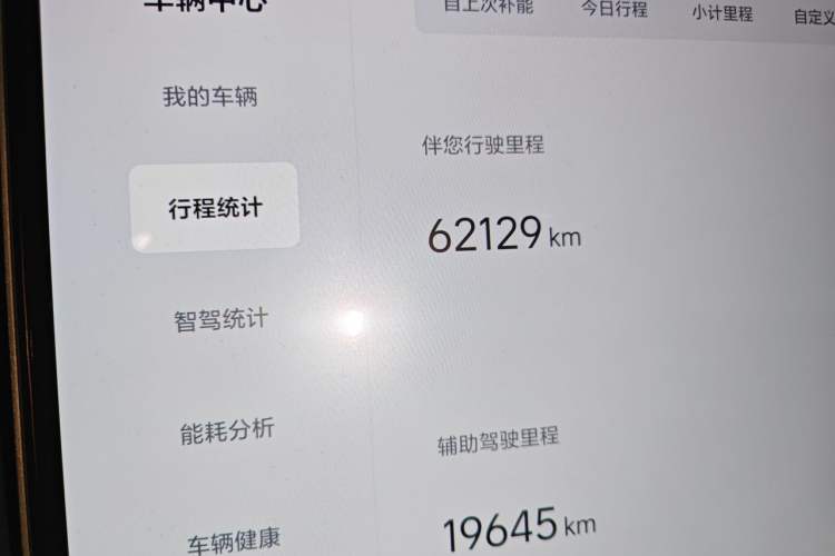 Used Li Auto L9 2022 Max model Odometer Close Up
