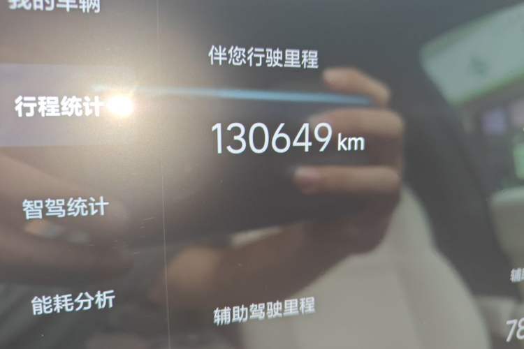 Used Li Auto L9 2022 Max model Odometer Close Up