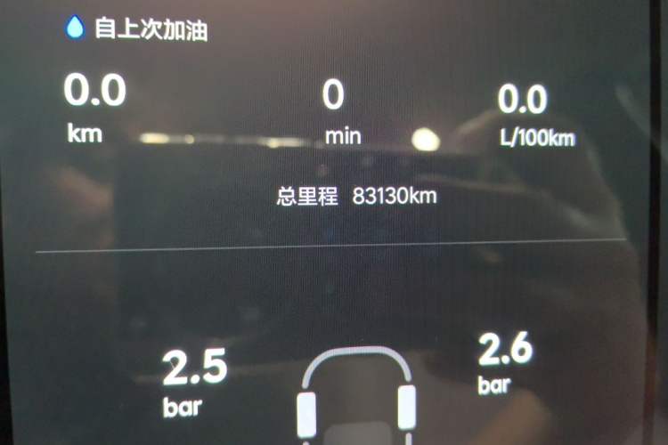Used Li Auto L9 2022 Max model Odometer Close Up