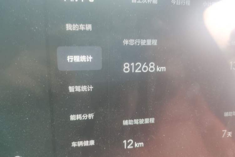 Used Li Auto L9 2022 Max model Odometer Close Up
