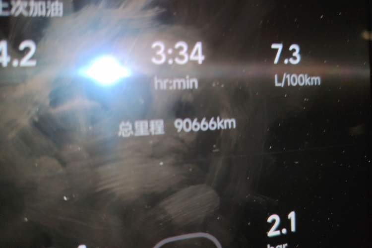 Used Li Auto L9 2022 Max model Odometer Close Up