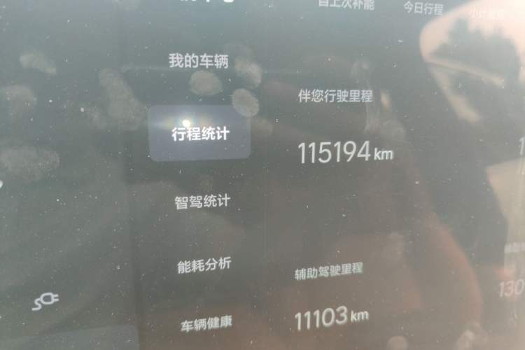 Used Li Auto L9 2022 Max model Odometer Close Up