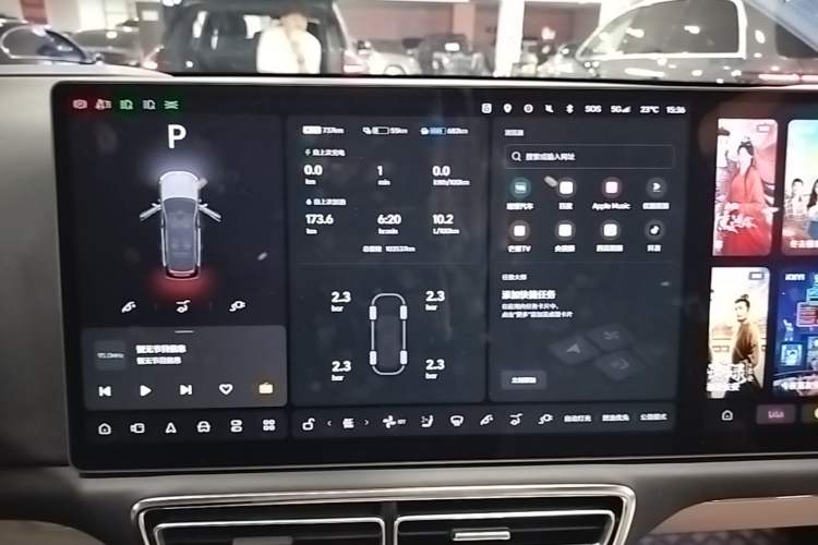 Used Li Auto L9 2022 Max model Audio And AC Panel
