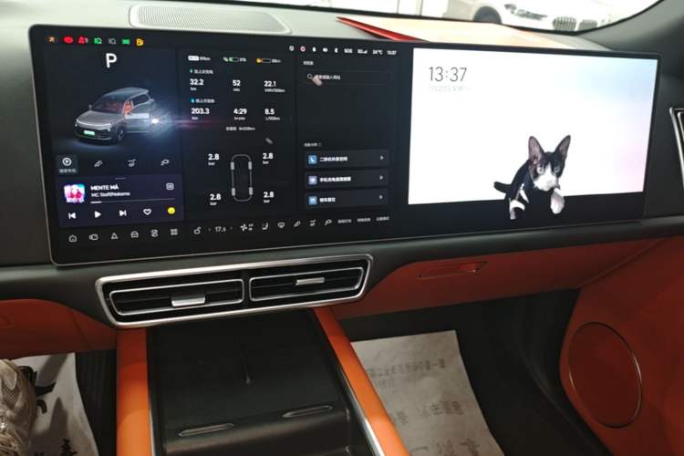 Used Li Auto L9 2022 Max model Audio And AC Panel