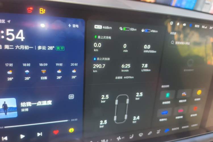 Used Li Auto L9 2022 Max model Odometer Close Up