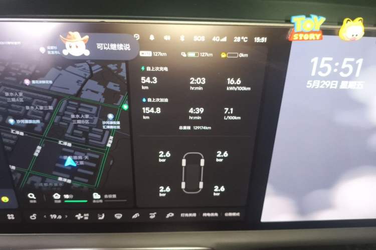 Used Li Auto L9 2022 Max model Odometer Close Up
