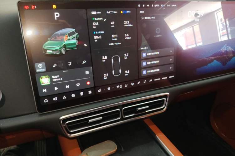 Used Li Auto L9 2022 Max model Audio And AC Panel