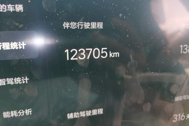 Used Li Auto L9 2022 Max model Odometer Close Up