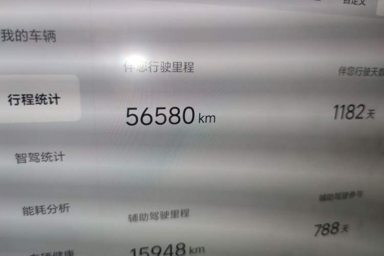 Used Li Auto L9 2022 Max model Odometer Close Up