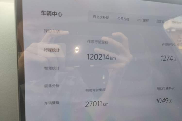 Used Li Auto L9 2022 Max model Odometer Close Up