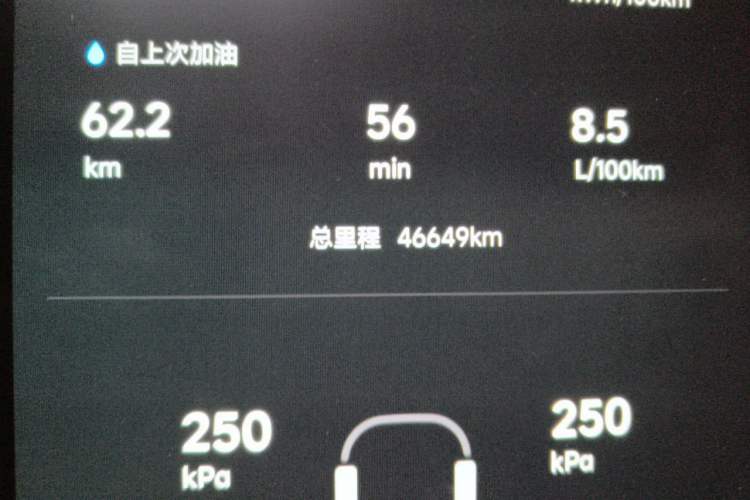 Used Li Auto L9 2022 Max model Odometer Close Up