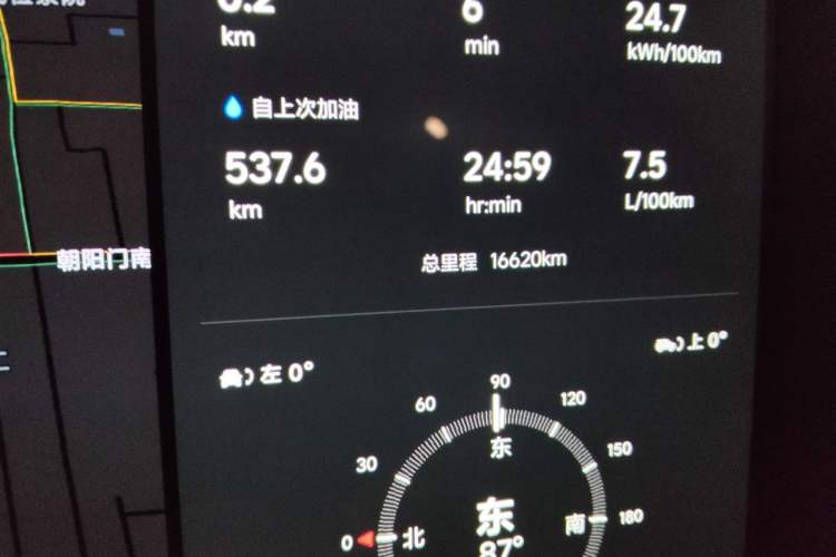 Used Li Auto L9 2022 Max model Odometer Close Up